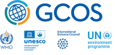 GCOS logo above logos of WMO, UNESCO Intergovernmental Oceanographic Commission, International Science Council, and UN Environment Programme.
